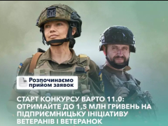 Стартувала подача заявок на конкурс "Варто 11.0" — гранти до 1.5 мільйона на бізнес для ветеранів