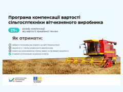 "Зроблено в Україні": Перелік сільгосптехніки з компенсацією вартості розширено до 11,3 тис. найменувань